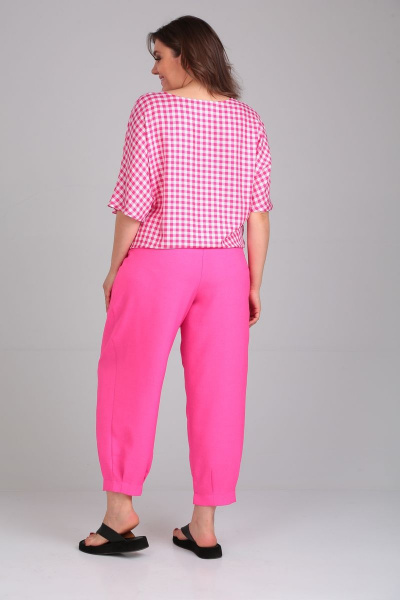 Блуза, брюки Michel chic 1342 розовый - фото 7
