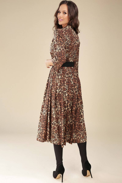Платье Teffi Style L-1435 принт_леопарда - фото 3