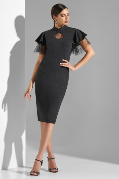Платье Lissana 3803 черный - фото 3
