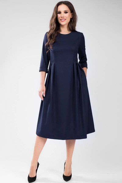Платье Teffi Style L-1436 синий - фото 1