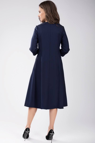 Платье Teffi Style L-1436 синий - фото 3