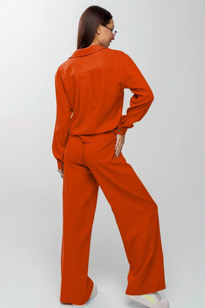 Блуза, брюки Gold Style 2564 оранжевый - фото 3