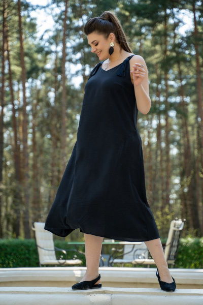 Платье Andina 817 черный - фото 15