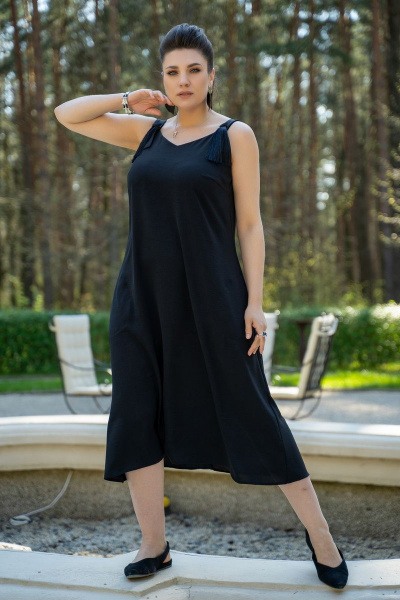 Платье Andina 817 черный - фото 1