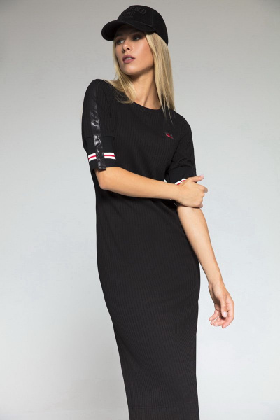 Платье LaVeLa L1926 черный - фото 1
