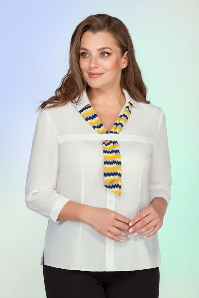 Блуза Vitol Fashion В-106/1 молочный - фото 1
