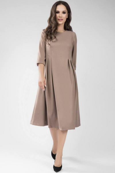 Платье Teffi Style L-1436 капучино - фото 2
