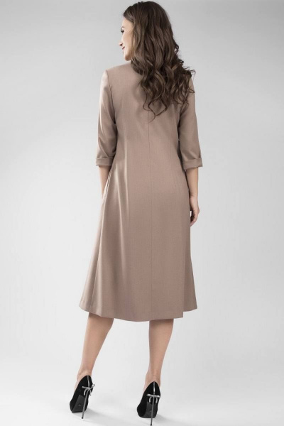 Платье Teffi Style L-1436 капучино - фото 3