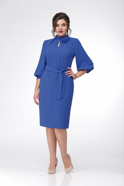 Платье Angelina 406 синий - фото 1