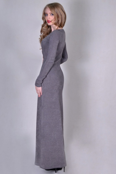 Платье Laskany 4021 серый - фото 2