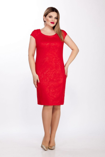 Платье LaKona 1204 красный - фото 1