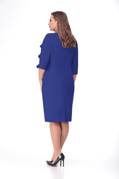 Платье VOLNA 1099 синий/васильковый - фото 2