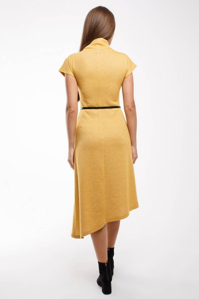 Платье Madech 195338 желтый,серебристый - фото 5