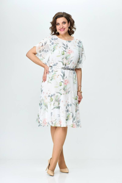 Платье Moda Versal П2321 молочный - фото 2