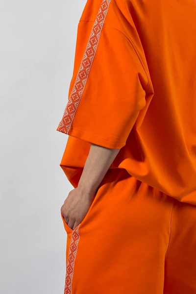 Майка, шорты А2ГА R3 оранжевый - фото 4