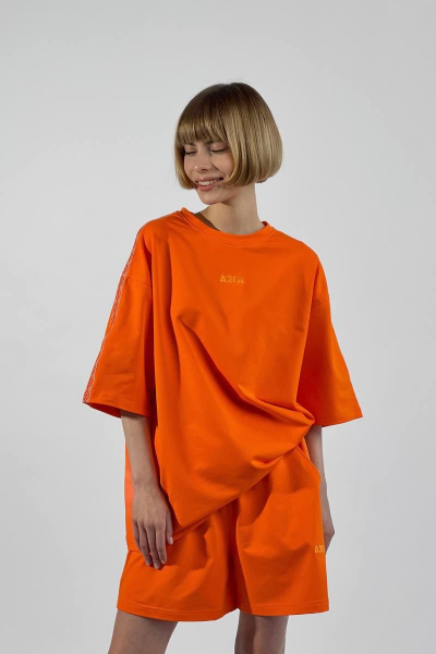 Майка, шорты А2ГА R3 оранжевый - фото 1
