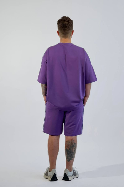 Майка, шорты А2ГА R1 фиолетовый - фото 3