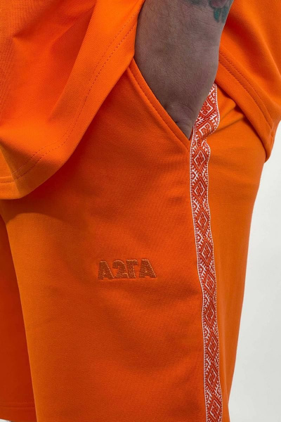 Майка, шорты А2ГА R1 оранжевый - фото 5