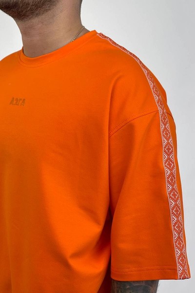 Майка, шорты А2ГА R1 оранжевый - фото 4