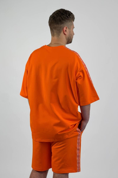 Майка, шорты А2ГА R1 оранжевый - фото 3