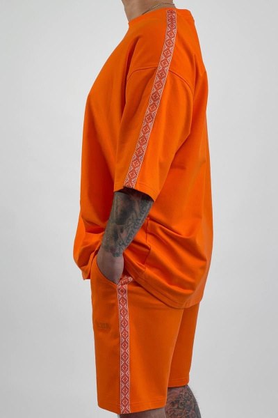 Майка, шорты А2ГА R1 оранжевый - фото 2
