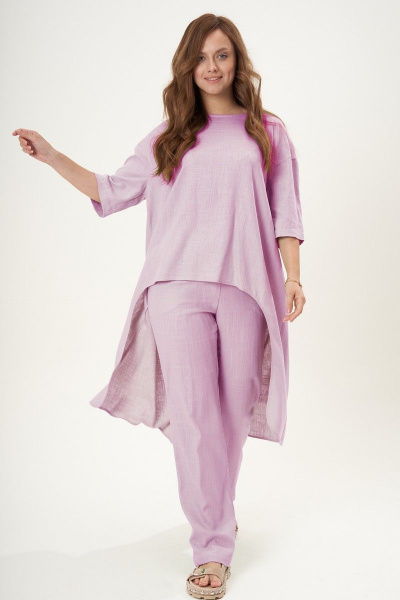 Блуза, брюки Fantazia Mod 4522 розовый - фото 1
