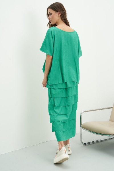 Блуза, юбка Fantazia Mod 4473 зеленый - фото 3