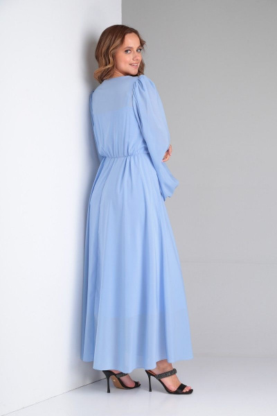 Платье Lady Line 552 голубой - фото 9