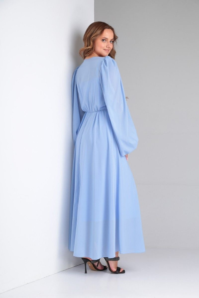 Платье Lady Line 552 голубой - фото 8