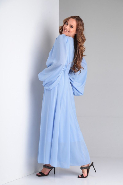 Платье Lady Line 552 голубой - фото 7