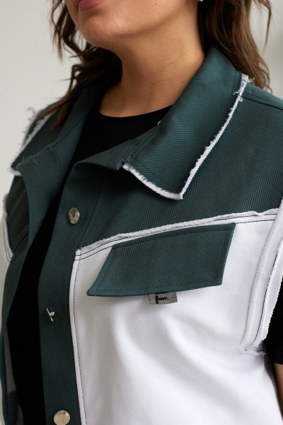 Жилет BegiModa 7009 белый - фото 3