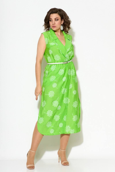 Платье Koketka i K 1052 зеленый - фото 3