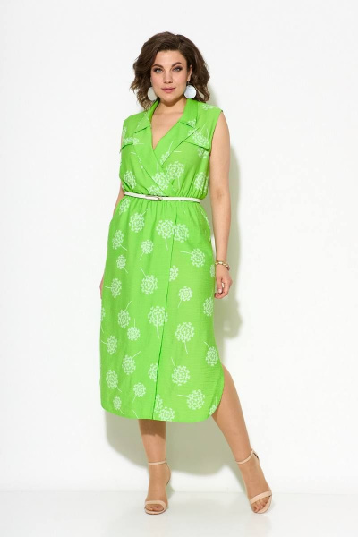 Платье Koketka i K 1052 зеленый - фото 1