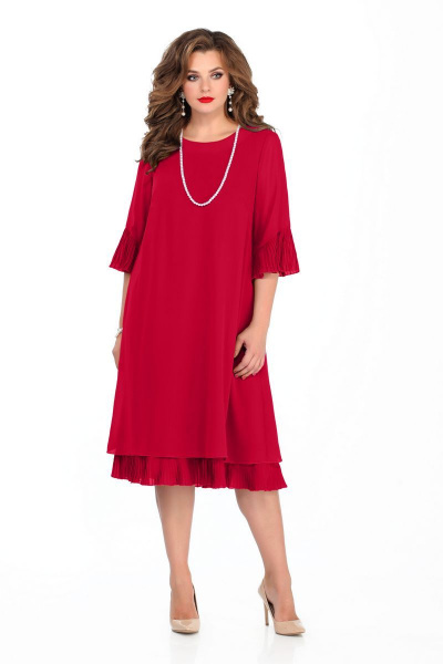 Платье TEZA 250 красный - фото 1