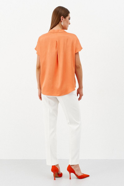 Рубашка Ketty К-07540 оранжевый - фото 7