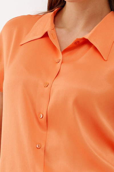 Рубашка Ketty К-07540 оранжевый - фото 5