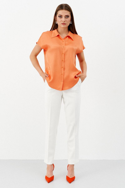 Рубашка Ketty К-07540 оранжевый - фото 2