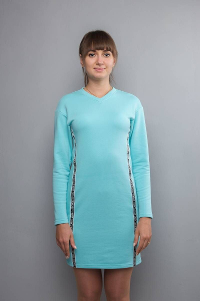Платье Mita ЖМ1011а бирюзовый - фото 3
