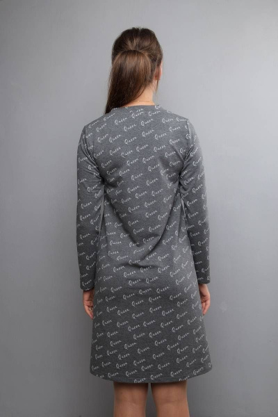 Платье Mita ЖМ1013 серый - фото 4