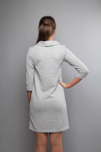Платье Mita ЖМ772 серый - фото 4