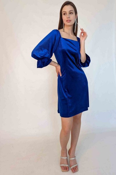 Платье Patriciа F15276 синий - фото 1