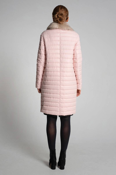 Пальто Gotti 414-1м розовый - фото 3