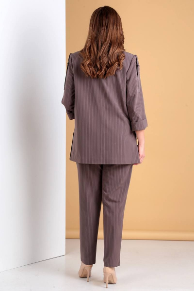 Блуза, брюки, жакет Liona Style 702 мокко - фото 2