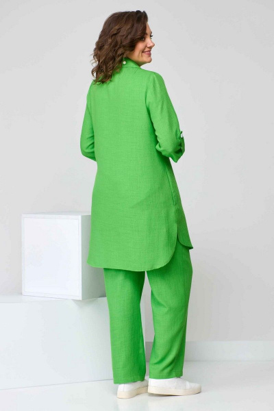 Блуза, брюки Асолия 1372 зеленый - фото 4