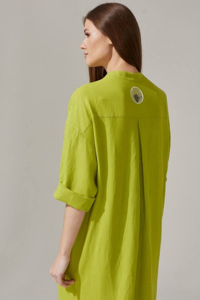 Платье Faufilure С1443 зеленый - фото 3
