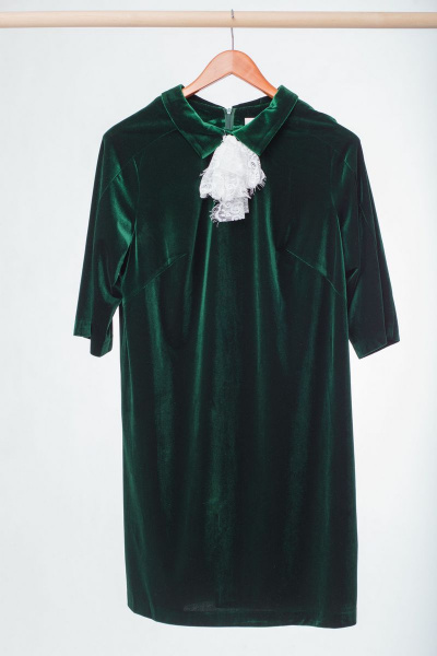 Платье Anelli 448 зеленый_бархат - фото 5