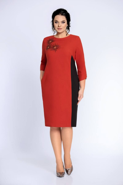 Платье Jersey 1835 красный - фото 1