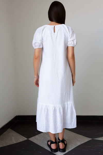 Платье Панда 104780w белый - фото 3