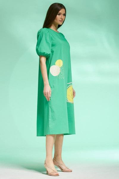 Платье Faufilure С1432 зеленый - фото 2