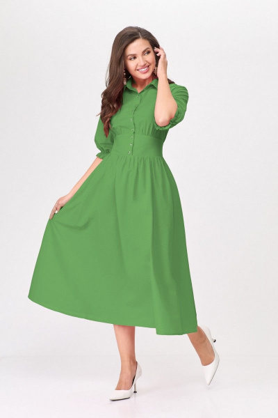 Платье Abbi 1013 зеленый - фото 6